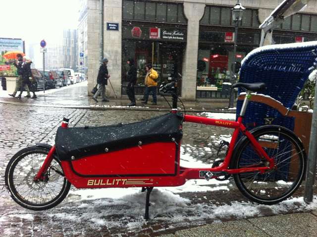 Nutzte die Gunst der Stunde um die neue Transportbox für das Bullitt einzuweihen und auf Tauglichkeit zu prüfen.